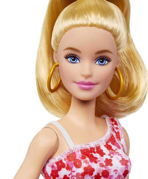 Barbie nukk roosa kirju kleidiga