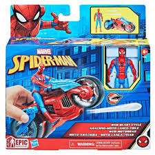 Spiderman figuur ja ratas