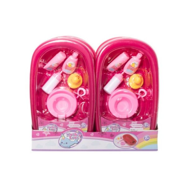 väikeste nukkude vannikomplekt