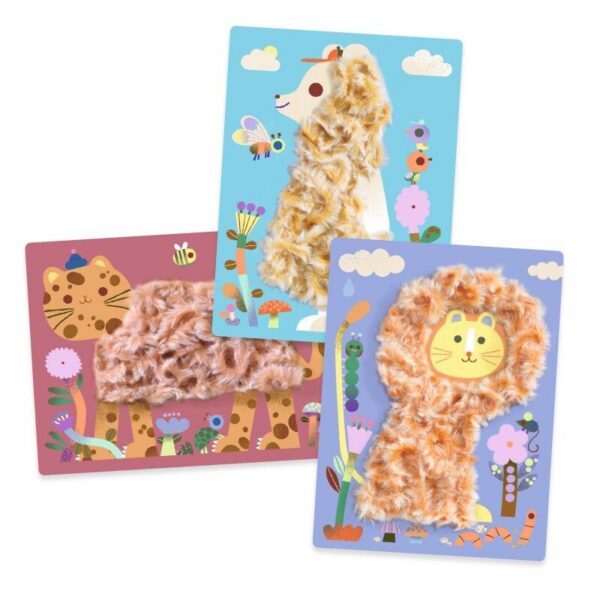 Djeco komplekt karvaste loomade meisterdamine