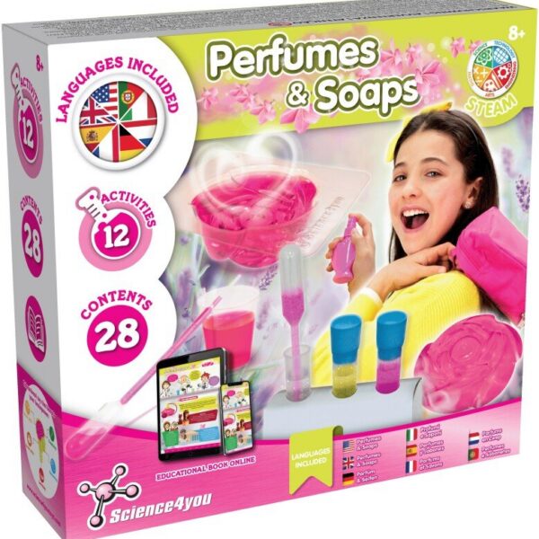 laste teaduskomplekt parfüümide ja seepide valmistamise komplekt