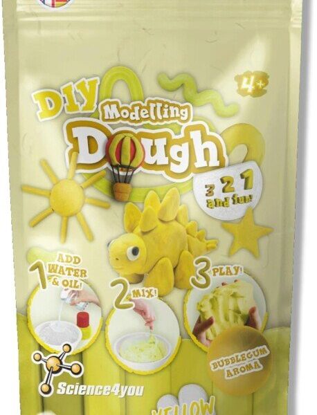 lõhnav plastiliini valmistamise komplekt kollane