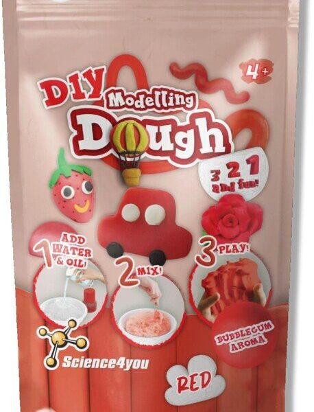 lõhnav plastiliini valmistamise komplekt punane