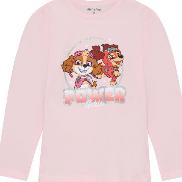 tüdrukute roosa pikkade käistega pluus Käpapatrull