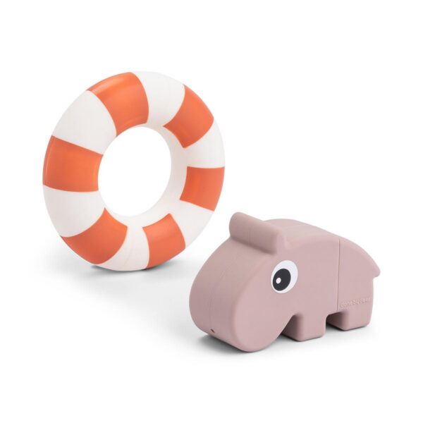 Done by Deer silikoonist vannimänguasi jõehobu rõngaga