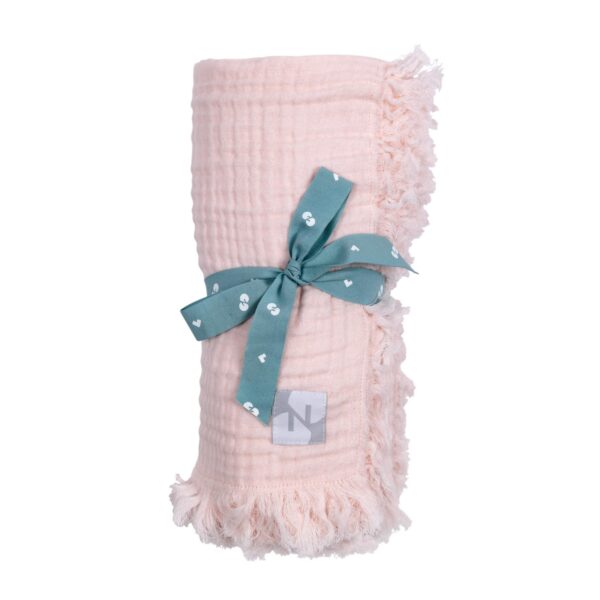 Nordbaby beebide roosa musliintekk