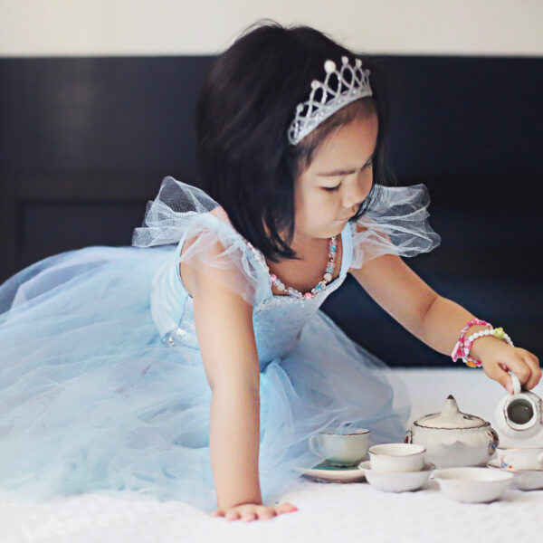 Great Pretenders laste sinine sädelev printsessi tüllkleit