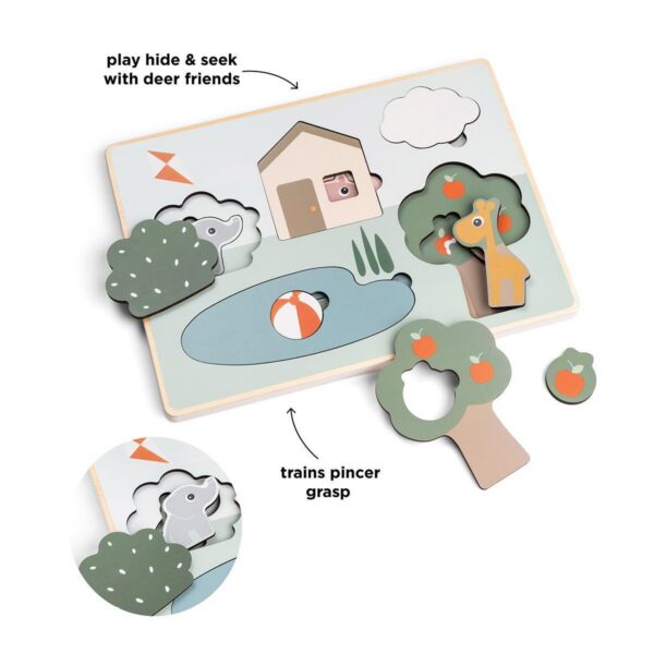 Done by Deer puidust pusle peidus loomad