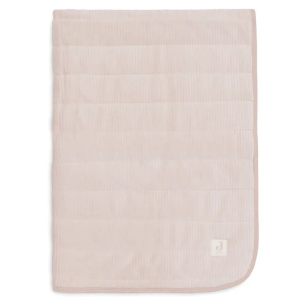 Jollein sametist kahepoolne roosa beebitekk