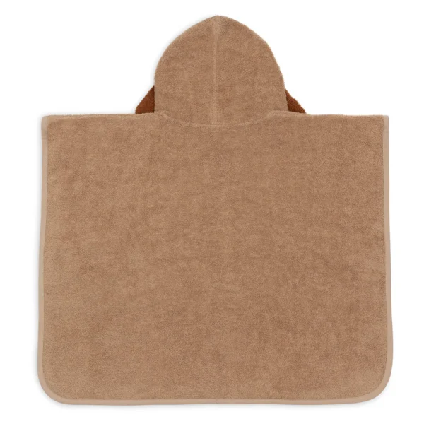 Jollein pruun koera beebide rätik kapuutsiga, vannikeep