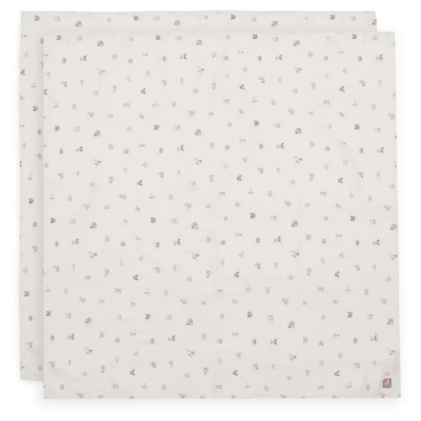 Jollein musliinist mähkimistekk rätik loomadega