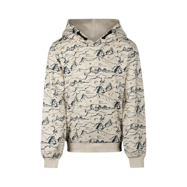 No Way Monday mägedega valge poiste kapuutsiga pusa