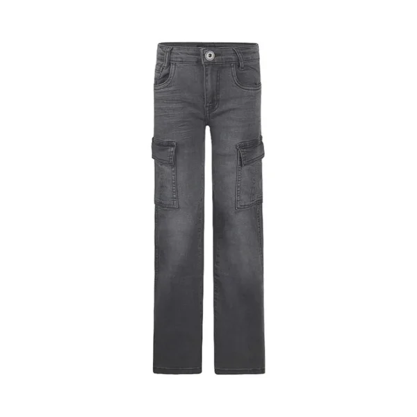 No Way Monday tüdrukute laiad teksad, tumehallid