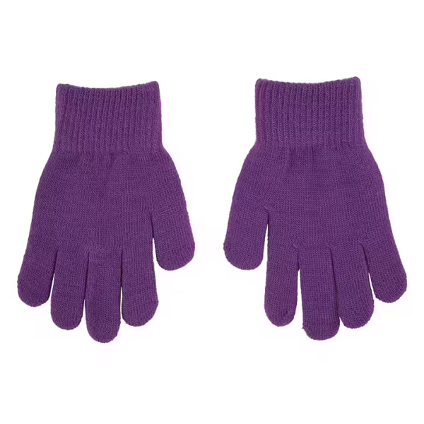 Villervalla roosakad lillad laste sõrmkindad