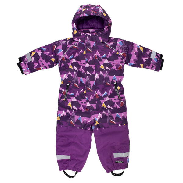 Villervalla tüdrukute roosa talvekombekas