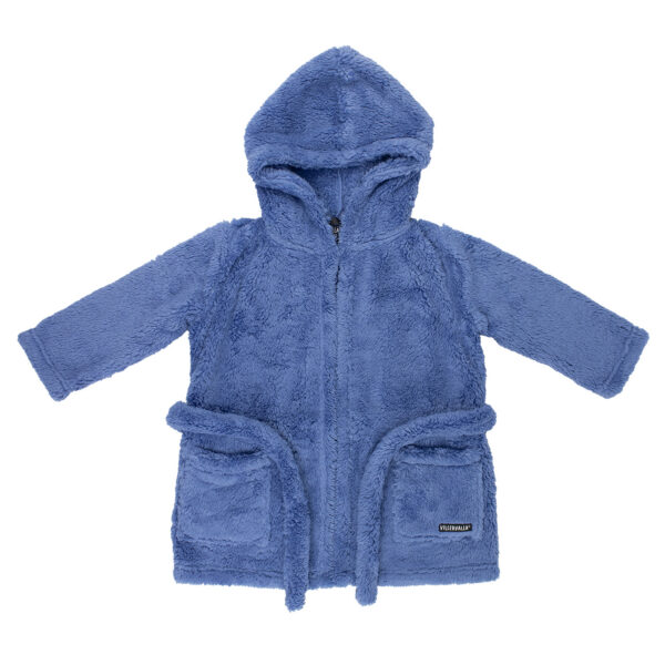 Villervalla pehme sinine laste poiste hommikumantel