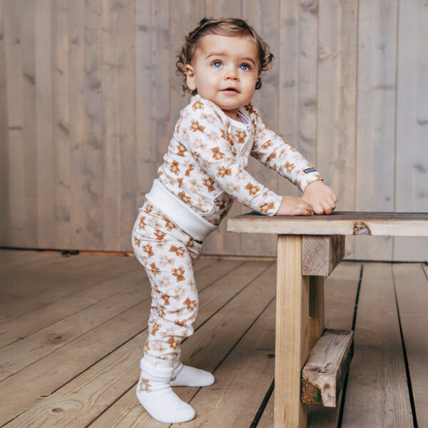 Villervalla beebide puuvillased karudega püksid