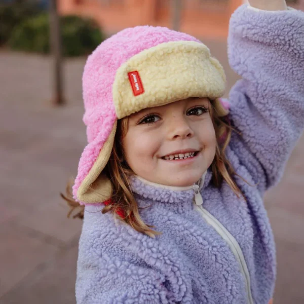 Hello Hossy laste roosa karvane talvemüts