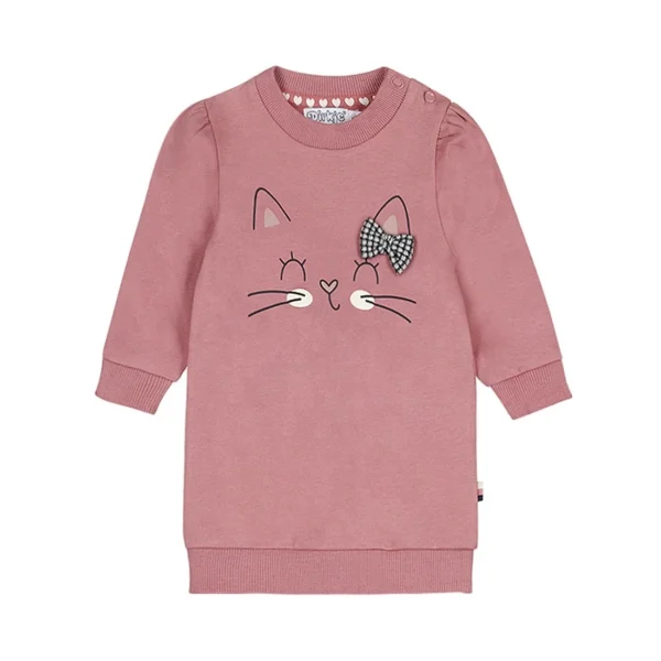 Dirkje beebide roosa kassiga kleit