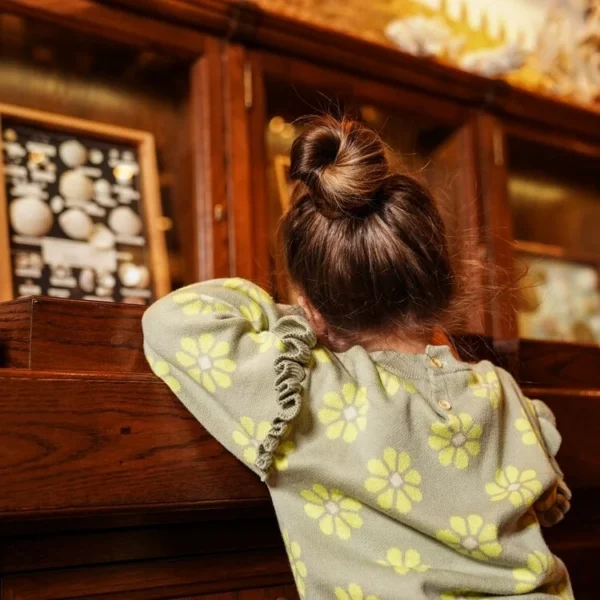 Koko Noko tüdrukute roheline lilleline kampsun volangidega