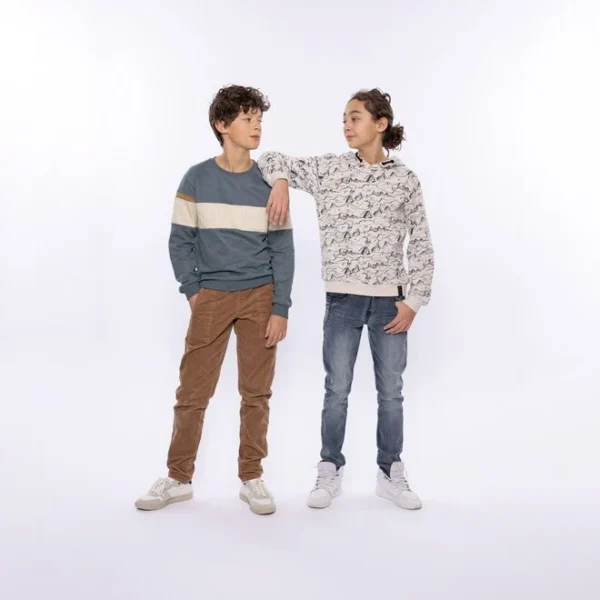 No Way Monday halli värvi poiste kitsa lõikega teksapüksid