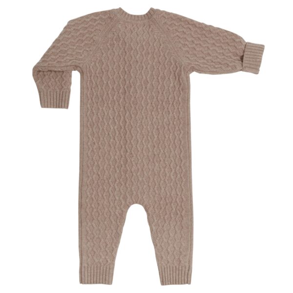 Nordbaby beež meriinovillast kootud kombinesoon