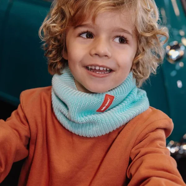 Hello Hossy laste helesinine pehme fliisiga kaelussall