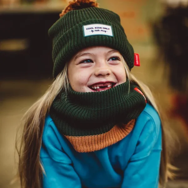 Hello Hossy roheline pehme fliisiga kaelussall