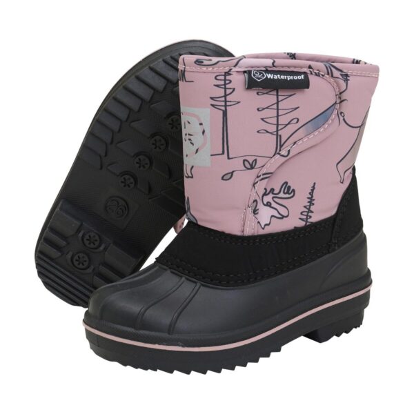 Laste roosad veekindlad talvesaapad