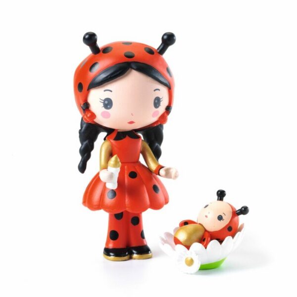 Tinily Djeco lepatriinu minifiguur beebiga