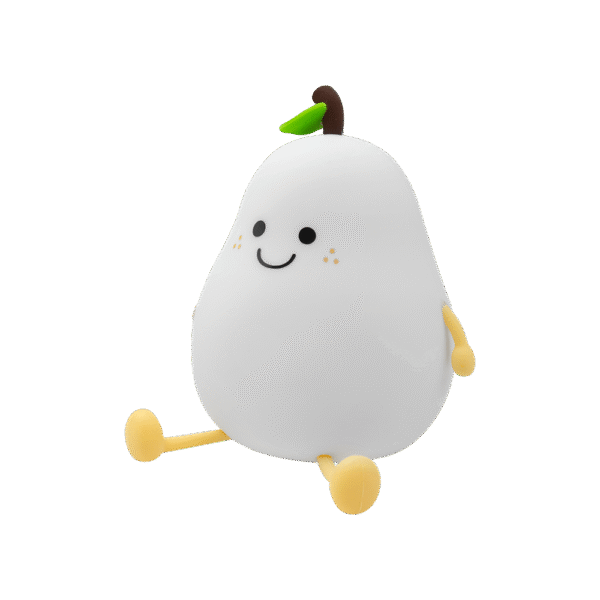 laste valge silikoonist öölamp pirn