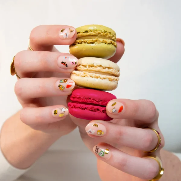 OMY laste Pariisi korduvkasutatavad küünekleepsud