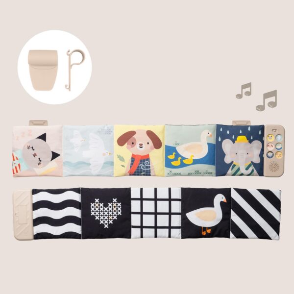 Taf Toys beebide pehme kahepoolne raamat heliga