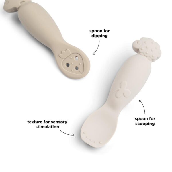 silikoonist beebide õppimislusikad Tiny Farm