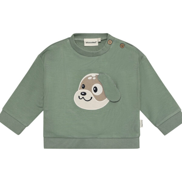 Minymo beeide roheline koeraga kampsun