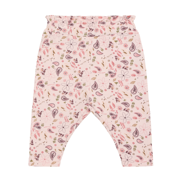 minymo beebide tüdrukute roosad lillelised püksid