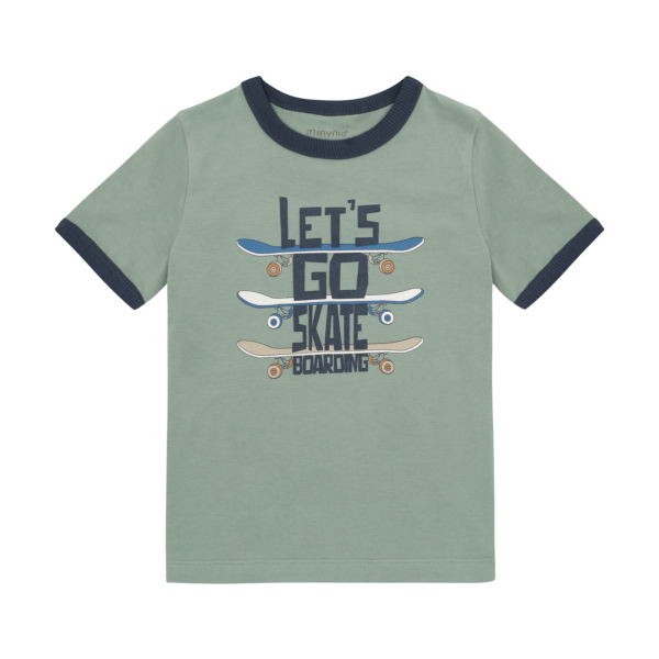 poiste roheline ruladega t-särk