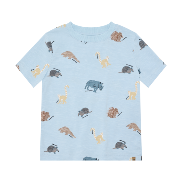 helesinine poiste loomade t-särk