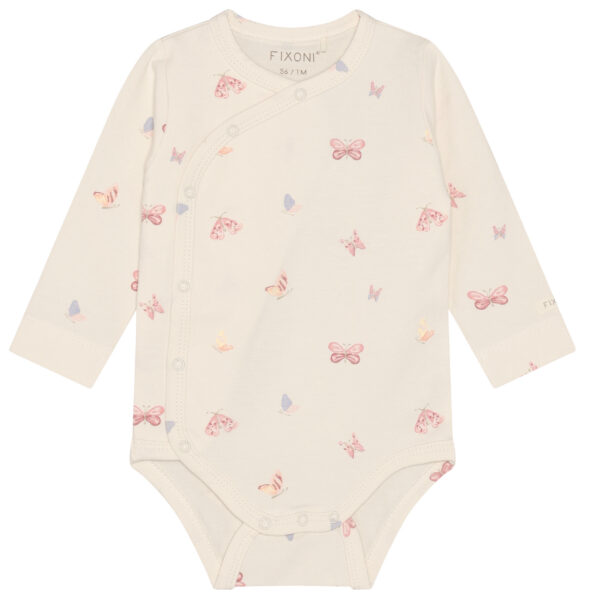 Fixoni liblikatega beebide puuvillane body