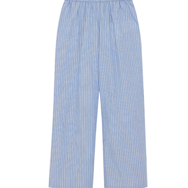 Creamie  tüdrukute laia lõikega sinised triibulised püksid