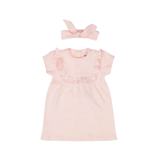 Beebide roosa kleit ja peapael