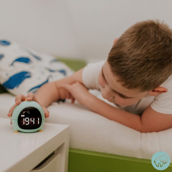 laste äratuskell roheline dinosaurus