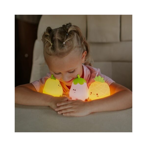 laste silikoonist led öölambid puuviljad