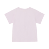 Laste roosa lühikeste varrukatega T-särk lipsu ja kirsimustriga