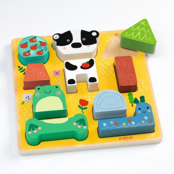 beebide puidust pusle loomad