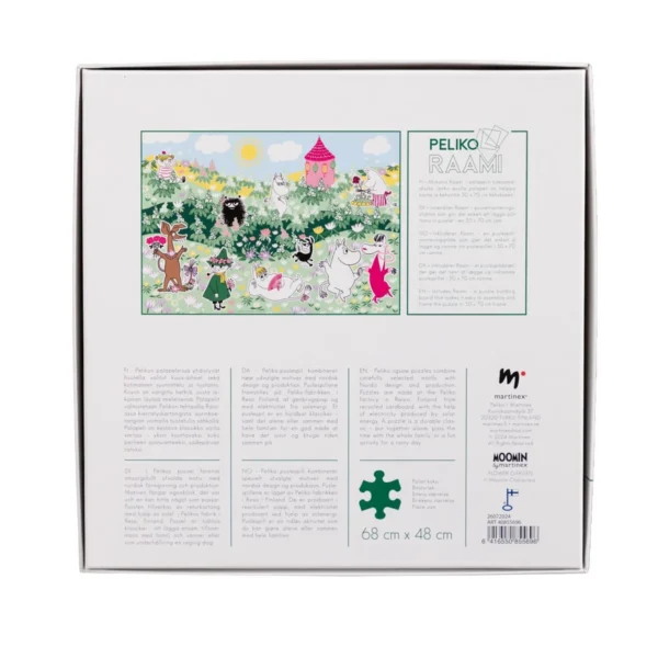 Muumi pusle lilleaed