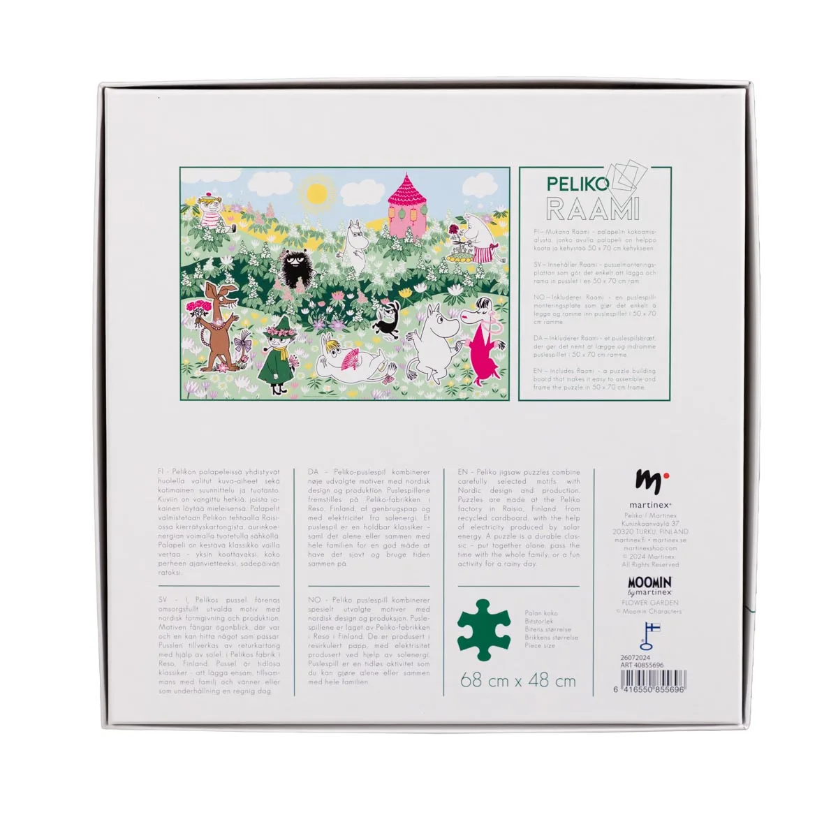 Muumi pusle lilleaed