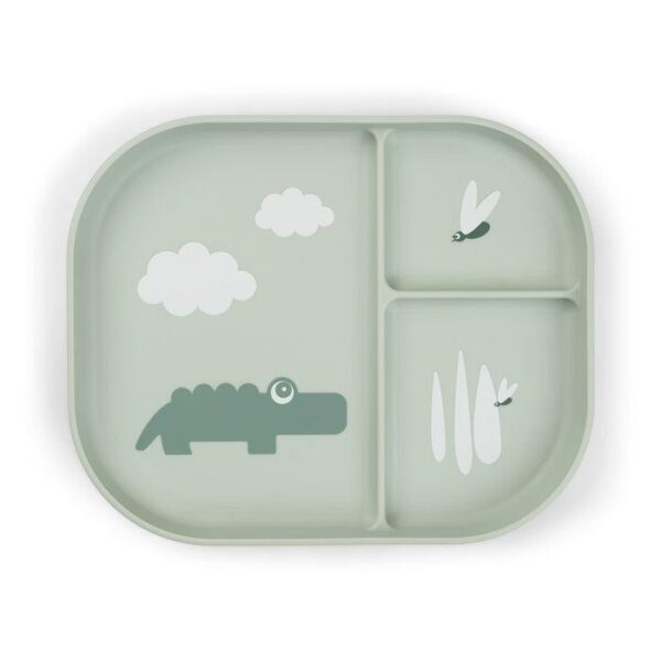 Done by Deer krokodilliga libisemiskindel laste taldrik