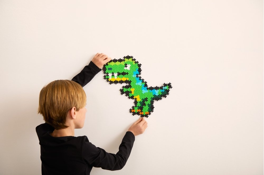 Plus Plus dinosauruse ehitamise komplekt