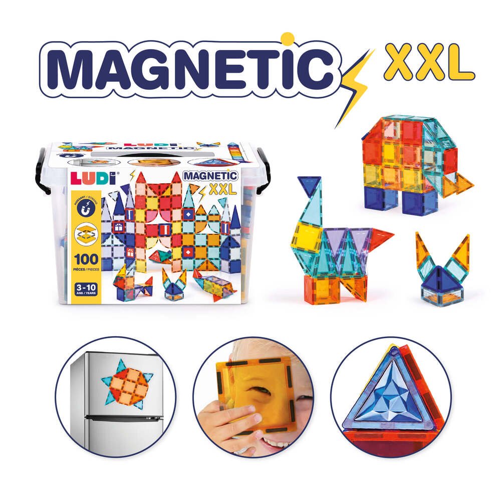 LUDI magnet ehitusklotside komplekt